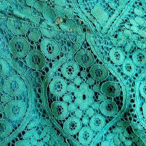 Lace green dress